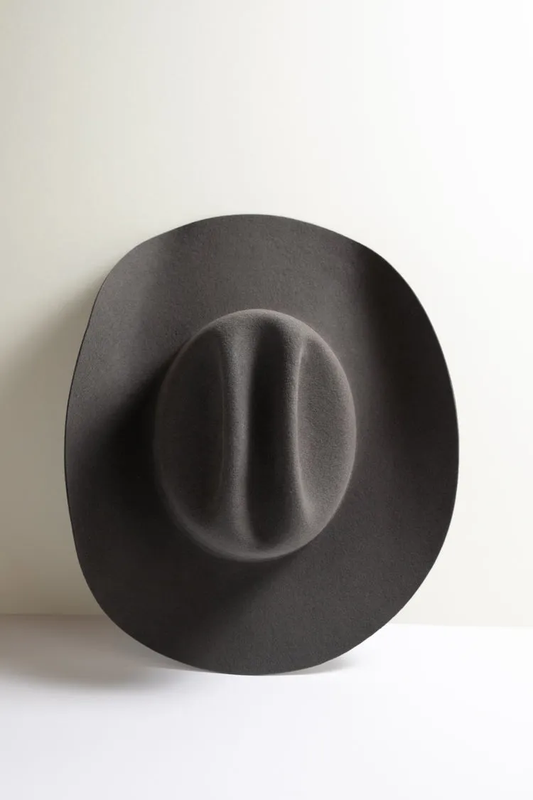 Flea Style Rider Charcoal Gray Western Hat